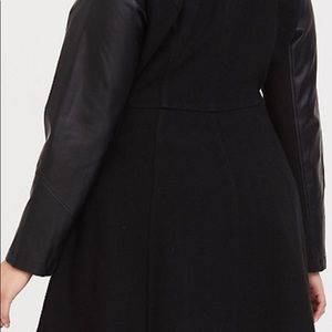 BRAND NEW Torrid black military coat